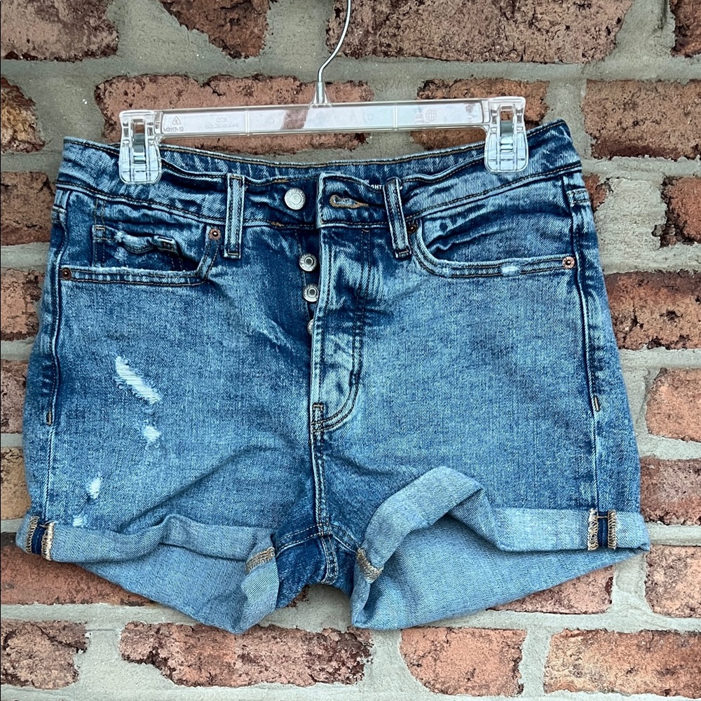 Old Navy Distressed Blue Jean Shorts